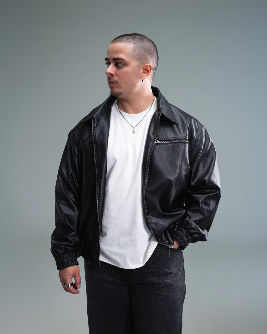 After Dark Leather Jacket