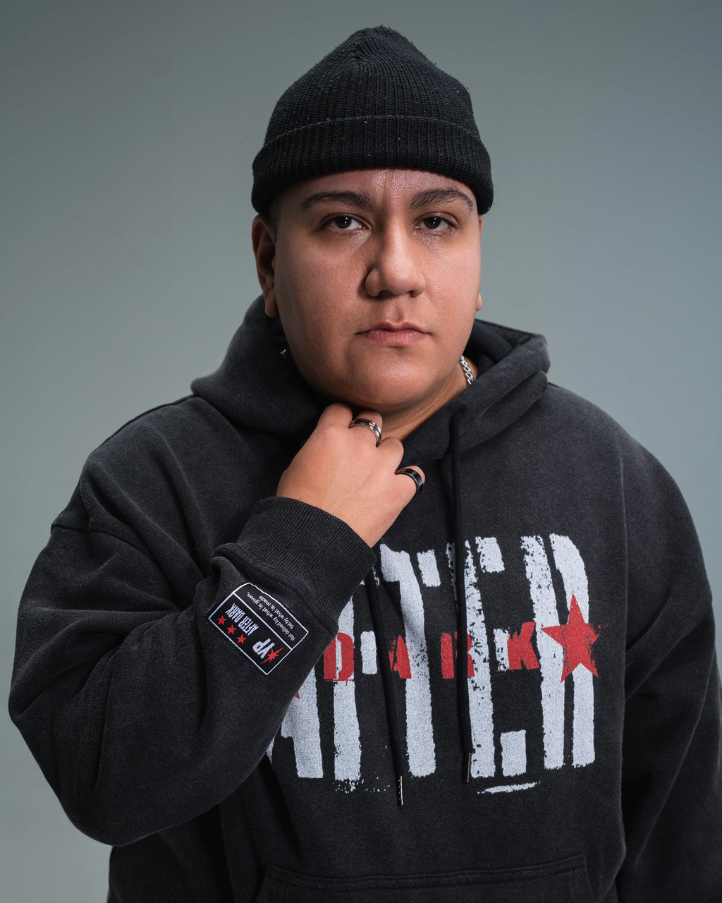 After Dark Black Hoodie