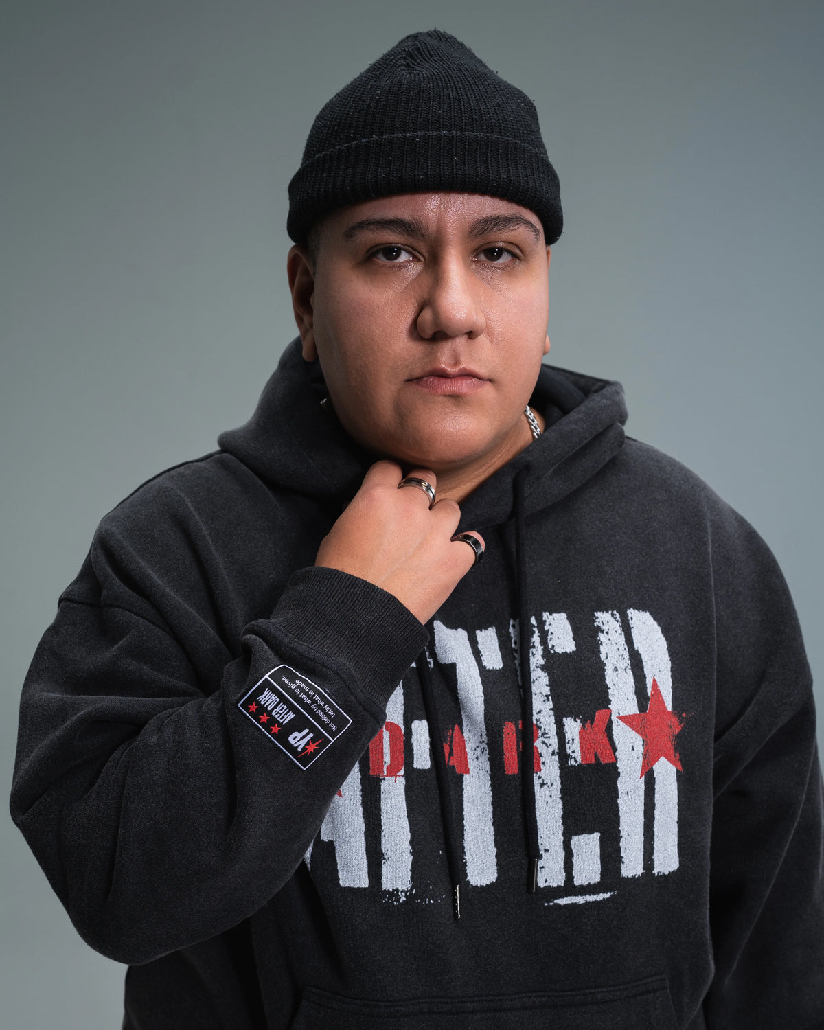 After Dark Black Hoodie