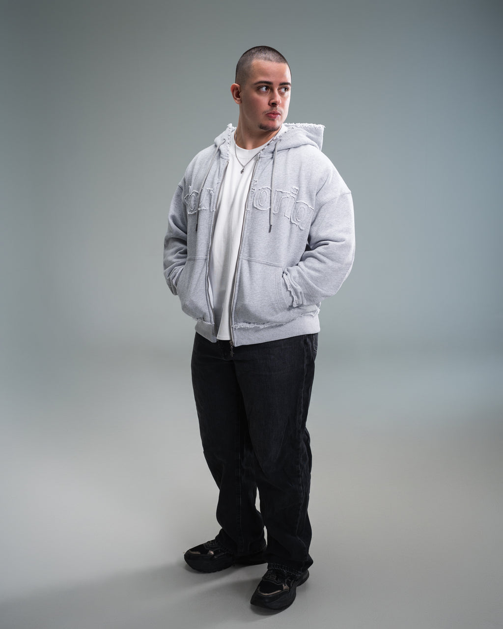 After Dark Grey Zip-Up