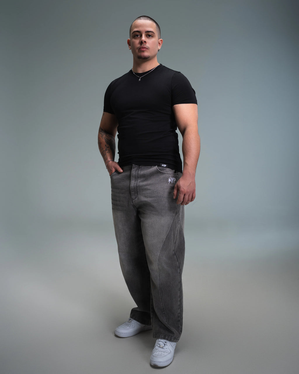 Fitted Black T-Shirt
