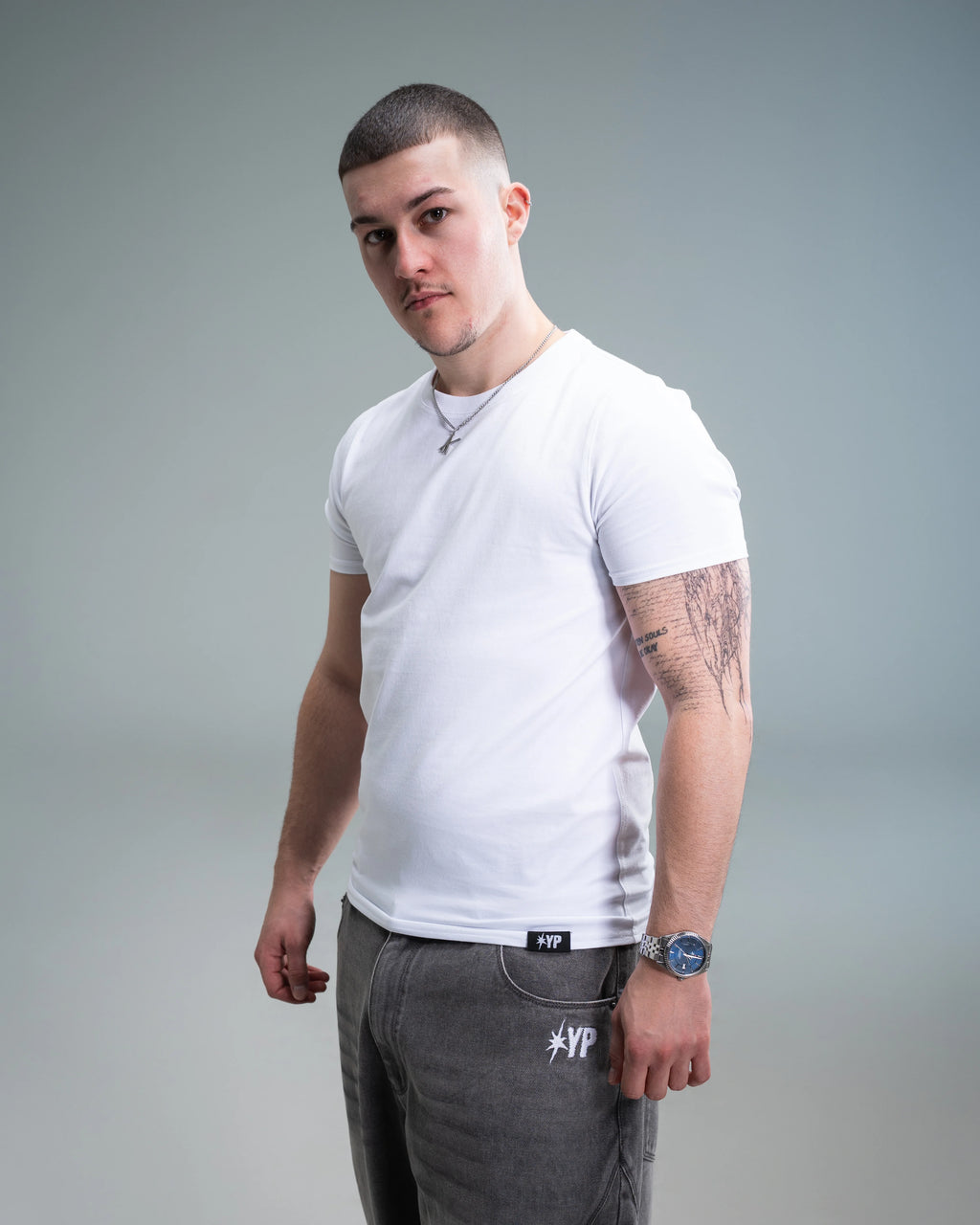 Fitted White T-Shirt
