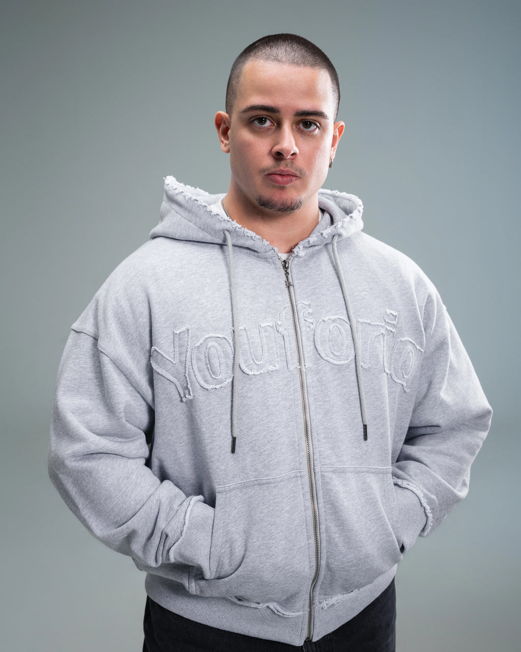 After Dark Grey Zip-Up