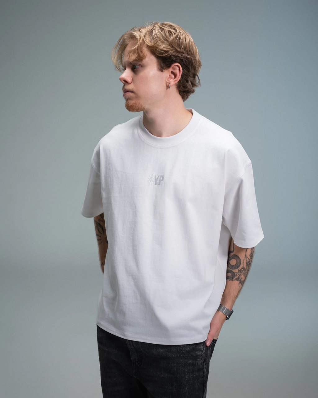 White Basic T-Shirt
