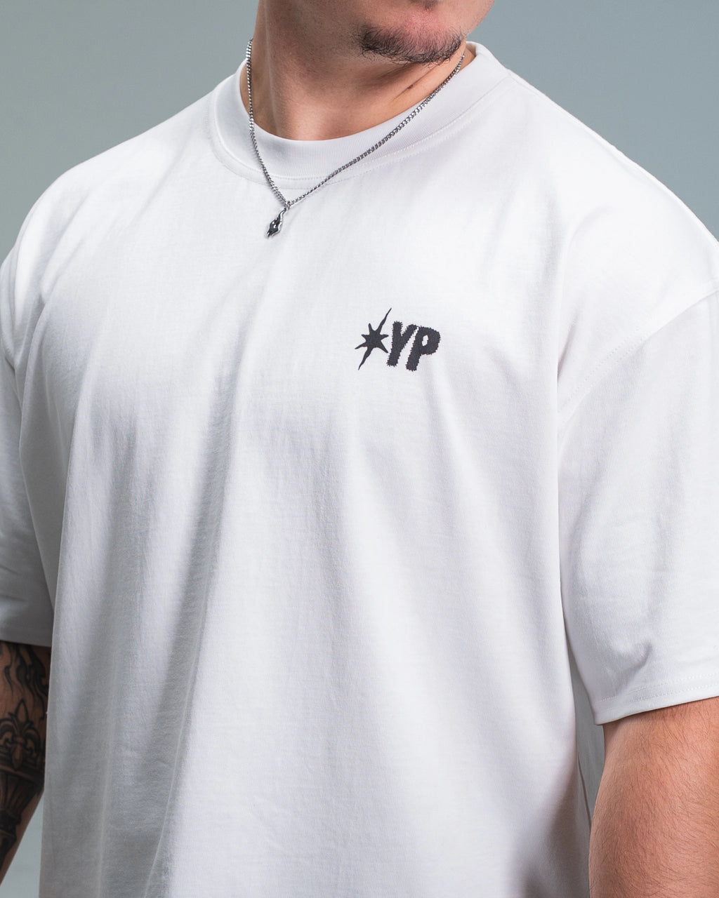 After Dark White Graphic T-Shirt